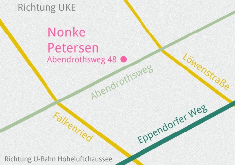 Umgebungsplan von Nonke Petersen Physiotherapie